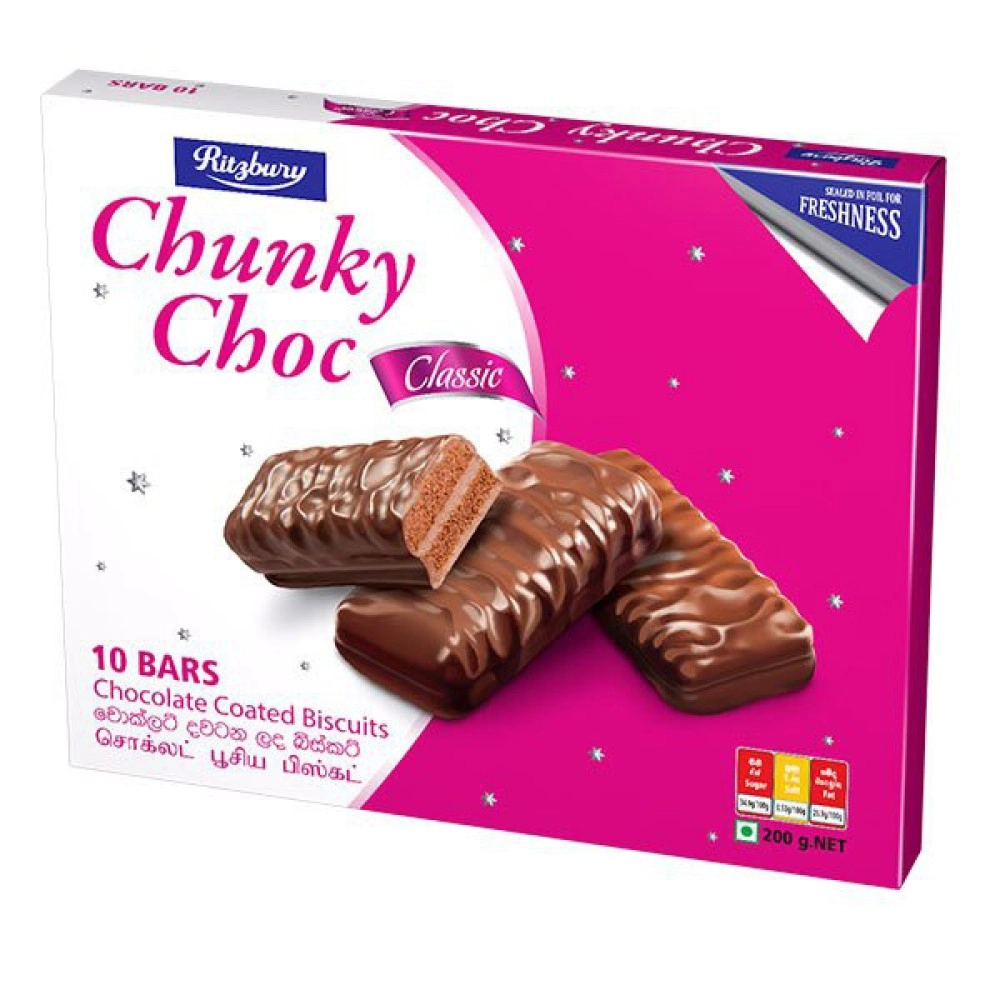 Ritzbury Chunky choc 200g Ritzbury Chunky choc 200g