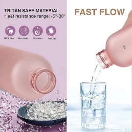 1L Time Marker Bottle - Pink