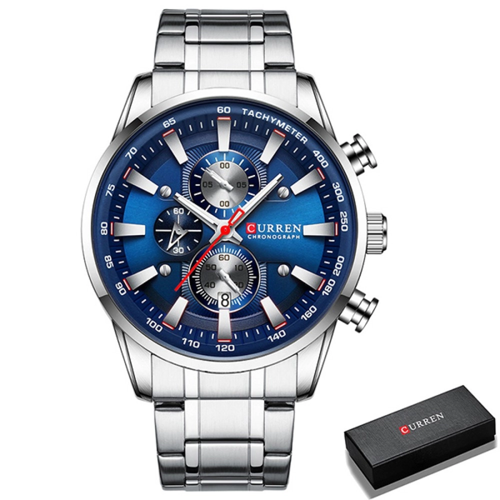 CURREN Quartz Men’s Watch - Waterproof Chronograph CURREN Quartz Men’s Watch - Waterproof Chronograph