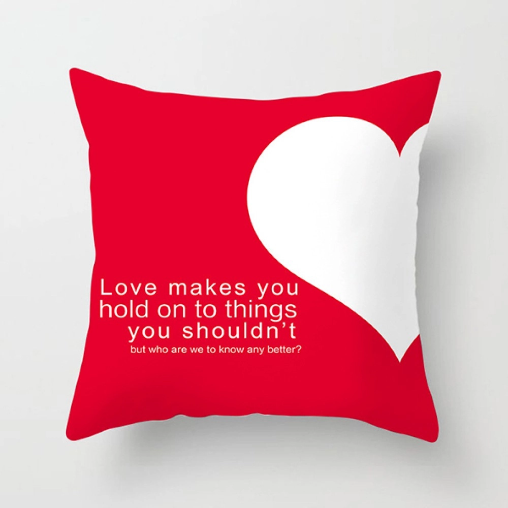Couple Pillow Case Heart Design - Style 2 Couple Pillow Case Heart Design - Style 2