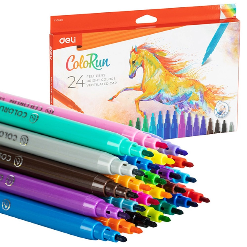 Deli Watercolor Pen Set -24 Colors Deli Watercolor Pen Set -24 Colors