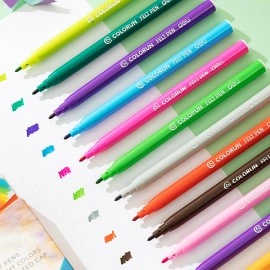 Deli Watercolor Pen Set -24 Colors