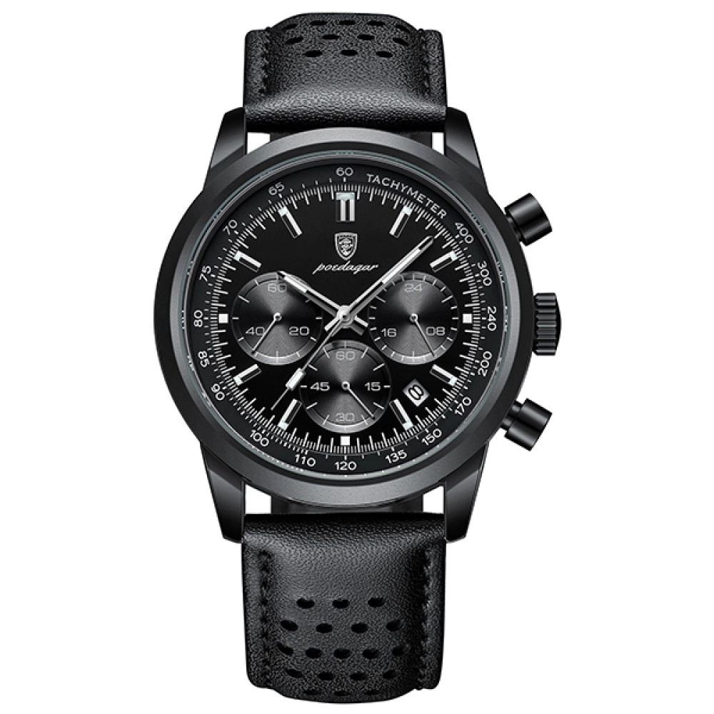 Luxury Man Watch - Black Black Luxury Man Watch - Black Black