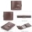 RFID Men's Card Wallet - Coffee