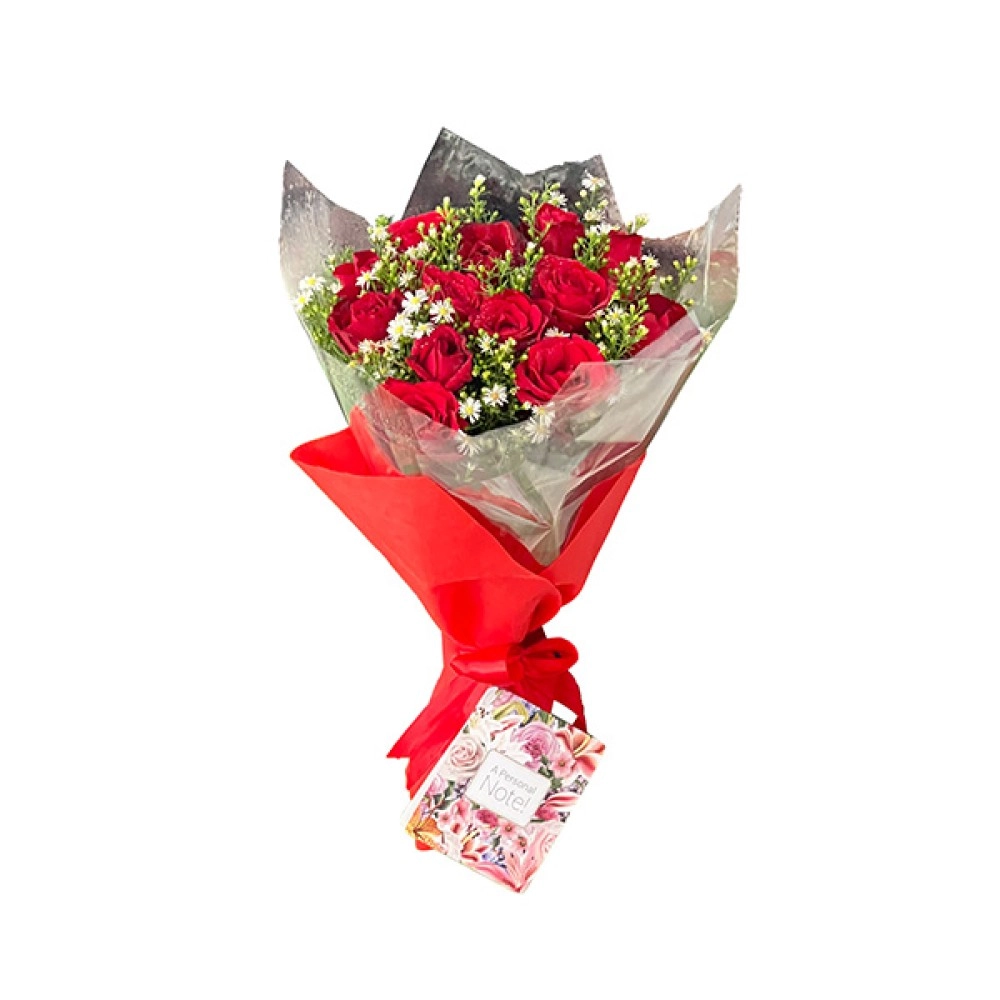 15 Red Roses Bouquet 15 Red Roses Bouquet