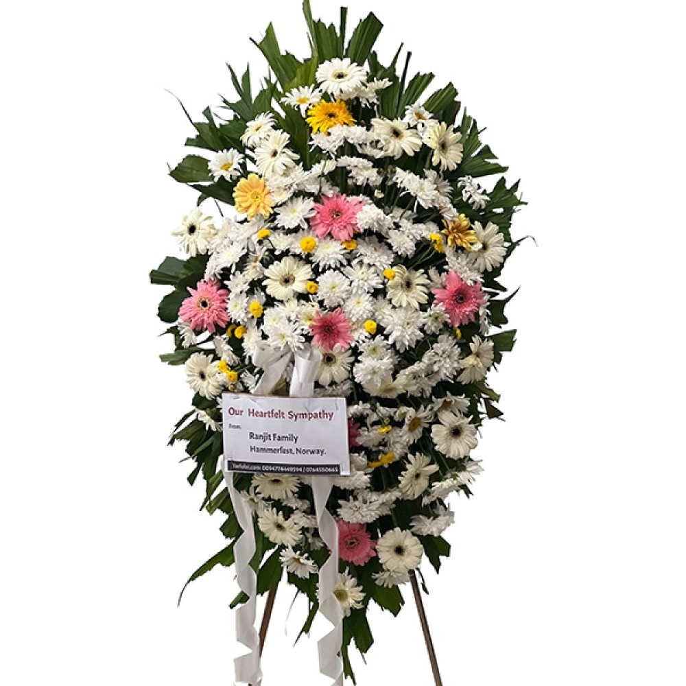 Mix Color Flower Wreath Mix Color Flower Wreath