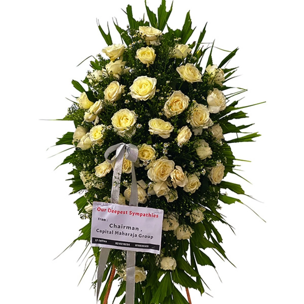 White Roses Wreath White Roses Wreath