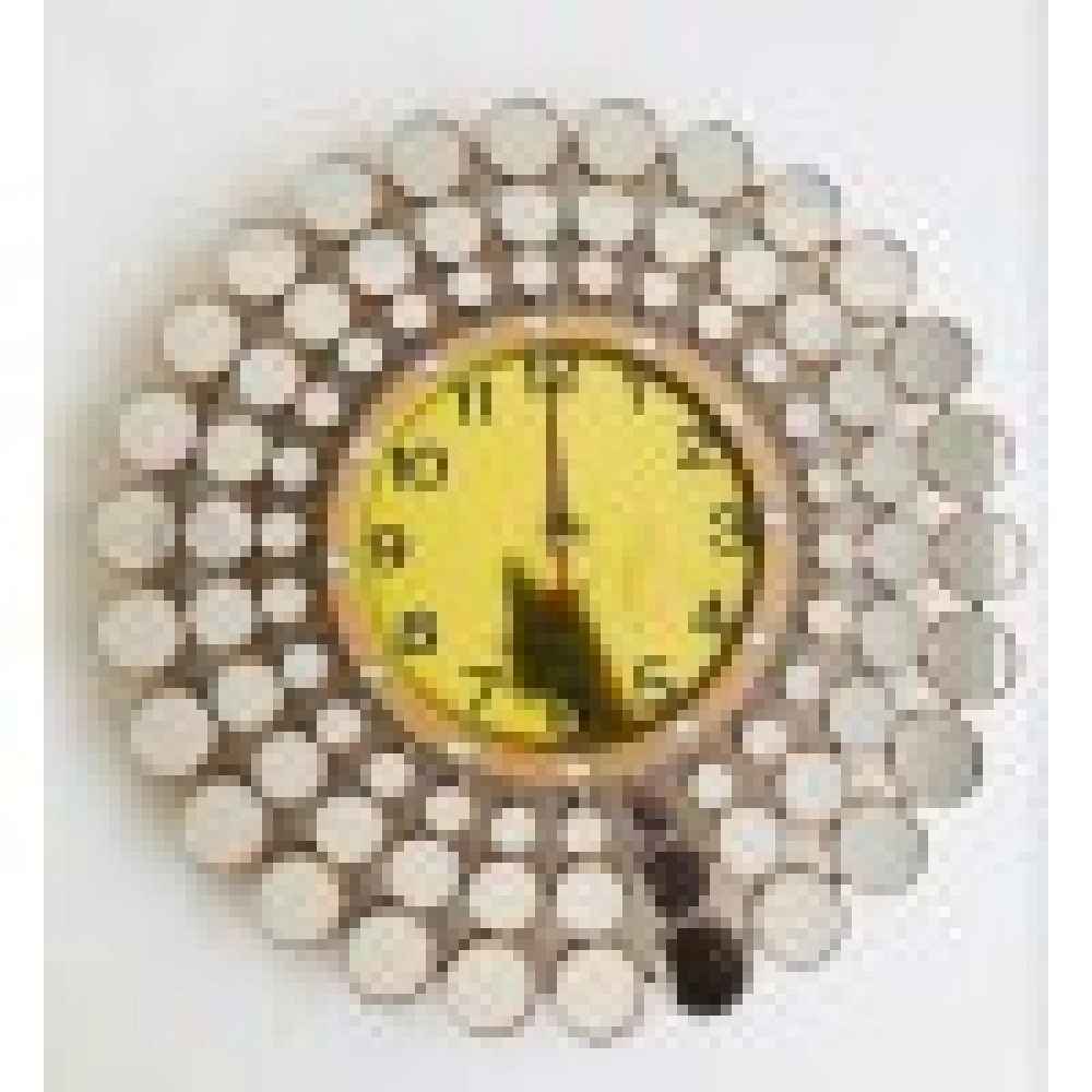 Silver Wall Clock Silver Wall Clock