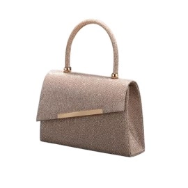 Womens Metal Chain Shoulder Crossbody Bag