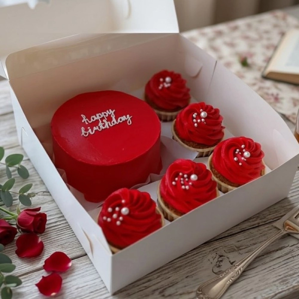 Love You Mom Cake Box