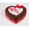 Heart Shaped Valentine's Day Cake