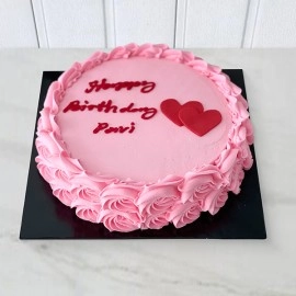 Pink Circle Cake