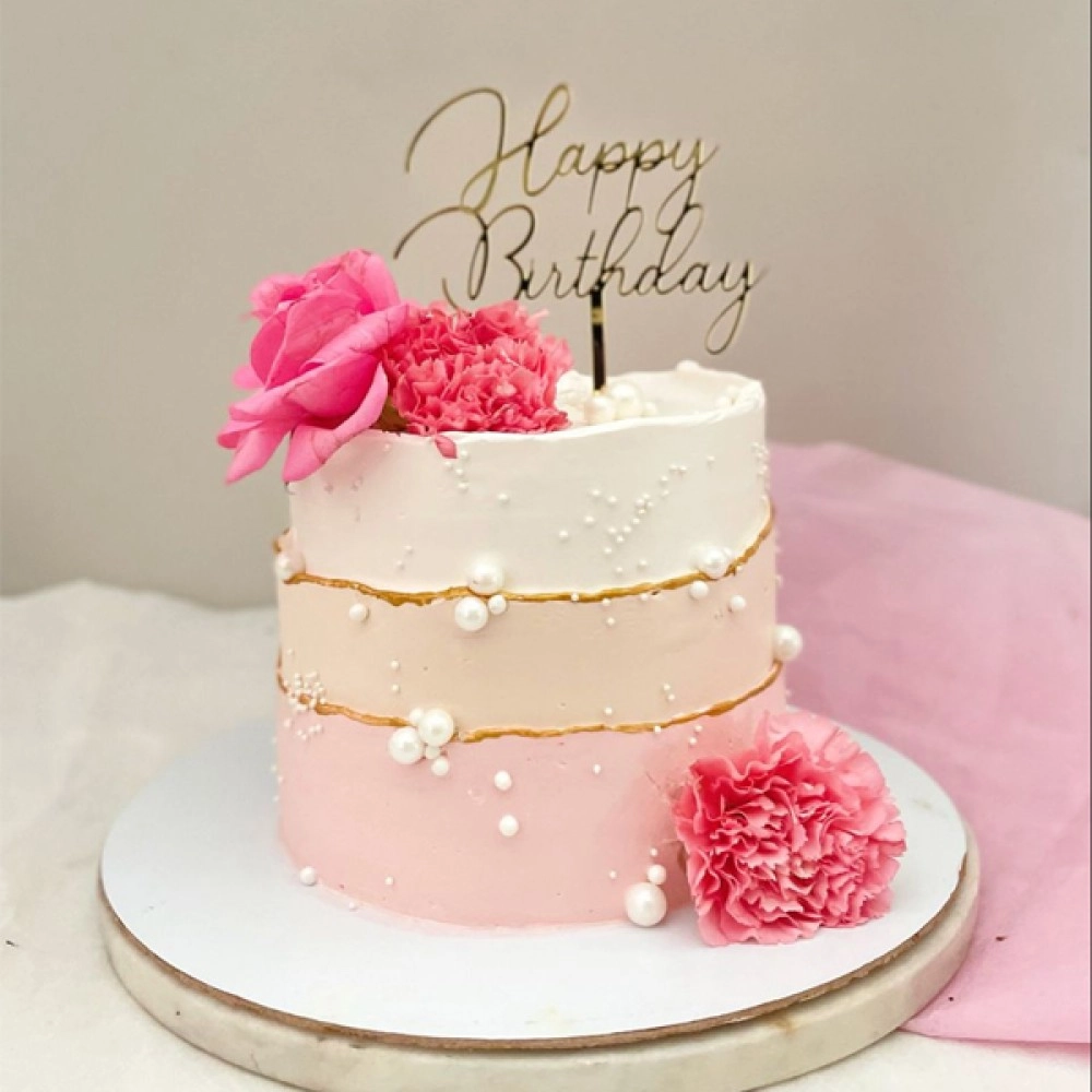Blush Bloom Cake