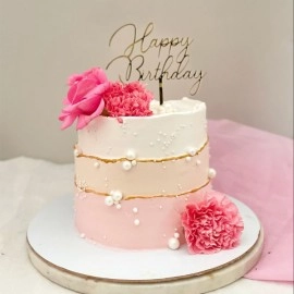 Blush Bloom Cake