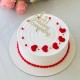 Small Red Heart Cake