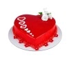 Red Heart Cake