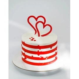 Romantic Red cake 