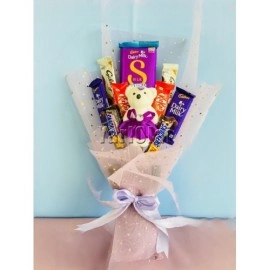 Chocolate Bouquet With Teddy Bear