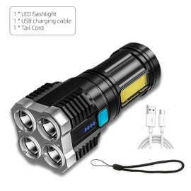 LED Camping Torch - Rechargeable Hand Lantern