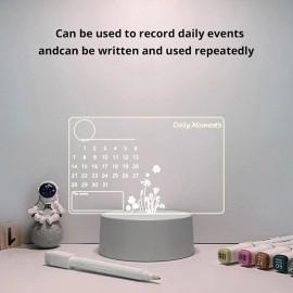 Luminous Calendar Note Board - Transparent