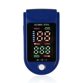 Portable Finger Clip Oximeter - Blue