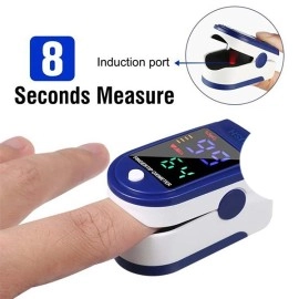Portable Finger Clip Oximeter - Blue