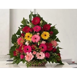 Gorgeous One Side Flower Basket