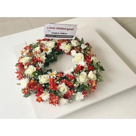 Mix Colour Circle Wreath