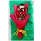 3 Rose Bouquet With Teddy