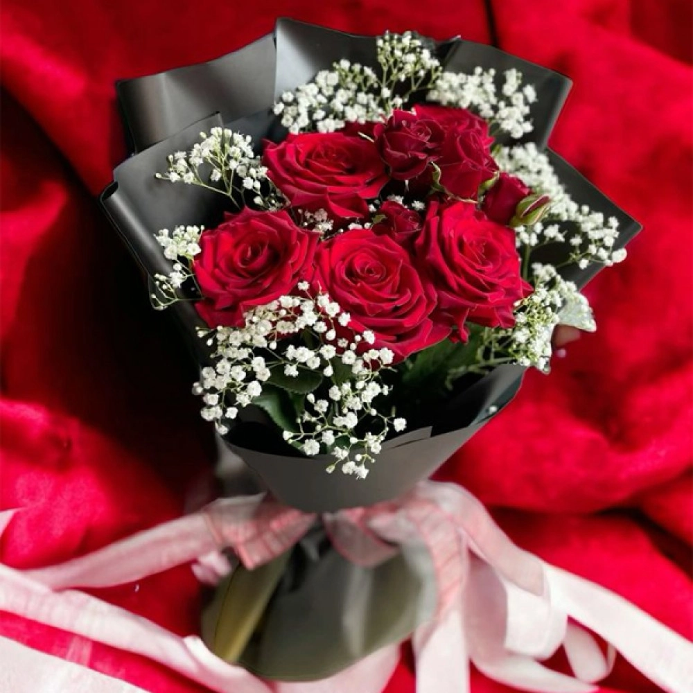 Sheaf Of 08 Red Roses Sheaf Of 08 Red Roses