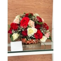 Roses Flower Basket