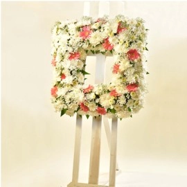 Tribute to a Life Well-Lived Standing Wreath