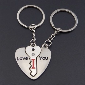 Cute Cartoon Doll Heart Keychain -A2-f-SP063