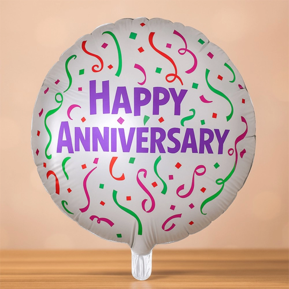Happy Anniversary Foil Balloon Happy Anniversary Foil Balloon