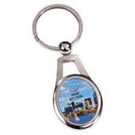 Small Round  Metal KeyChain