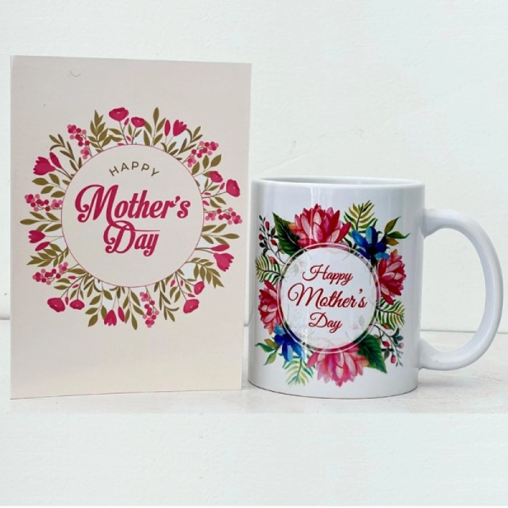 Mother's Day Card With Mug Combo1 Mother's Day Card With Mug Combo1