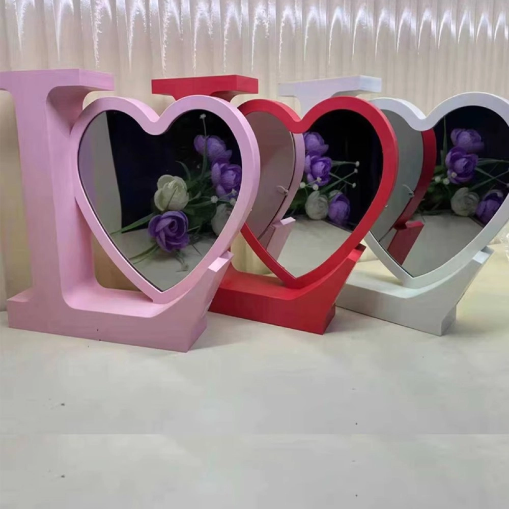 Sublimation Magic Mirror Frame - Love Heart Shape 