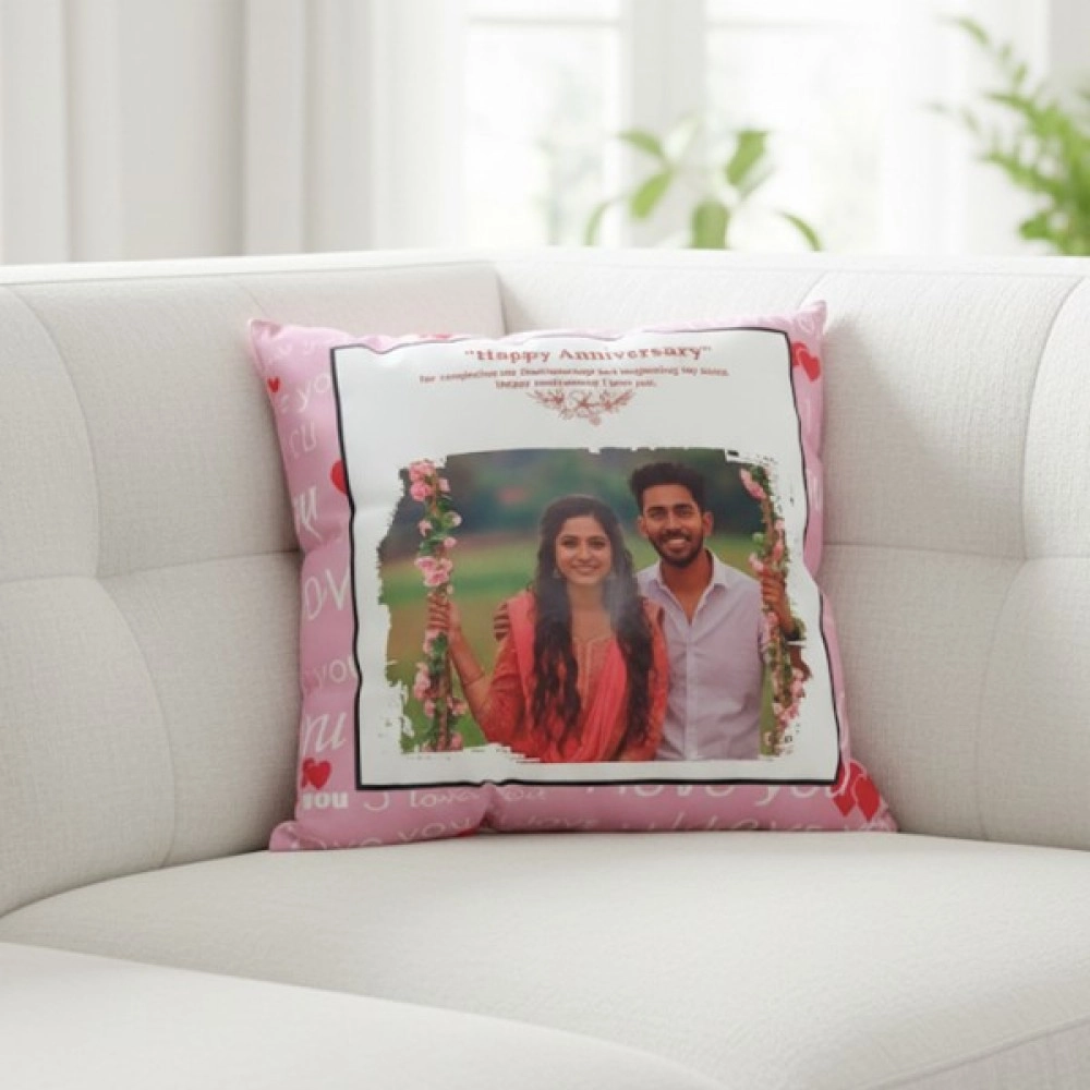 I Love You Designed Sublimation Pillow