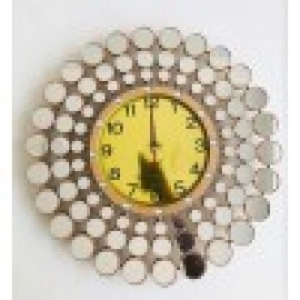 Silver Wall Clock 