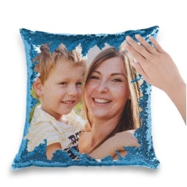 square Magic Pillow-Blue