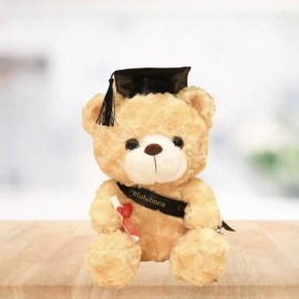 Graduation Teddy-Light Brown