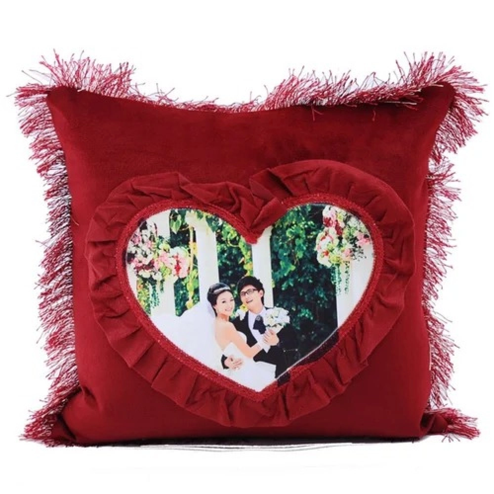 Romantic Square Magic Pillow -Red Romantic Square Magic Pillow -Red